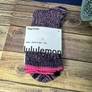 NWT Lululemon Women's Ragg Socks Size Large (TUMU/RAPI) *RN 106259